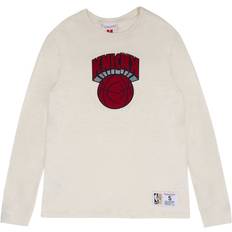 Basketball T-shirts Mitchell & Ness Knicks Legendary Slub Longsleeve, Male, Ropa, Hoodies Sweatshirts, Plateado