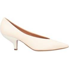 Maison Margiela Heels & Pumps Maison Margiela Woman Pumps Ivory Leather - White