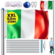 Drapeaux et Accessoires Monzana Mât De Drapeau Aluminium 650 cm Italien