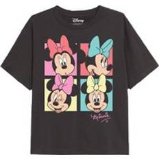 Disney T-shirts Disney Minnie Mouse Bows T-Shirt Charcoal 3-4 Years