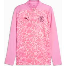 Puma Haut Pre-Match 1/4 zippé Manchester City Rose