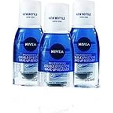 Nivea Double Effet Eyes Makeup Remover, 125 ml set om 3