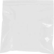 White Bubble Wrap Global Industrial Reclosable Poly Bags, 9"W x 12"L, 2 Mil, White, 1000/Pack