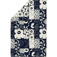 Marimekko Unikko Kollaasi 150 x 210 cm - Off-white-Dark Blue Housse de couette Bleu, Beige (210x150cm)