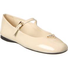 Prada Ballerinas Prada Prada Logo Patent Ballerina Flat