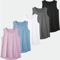 Tank Tops Shein Packs Workout Tank Tops For Women Sleeveless Athletic Yoga Gym Tank Tops Quick Dry Loose Fit Sports Shirts Gym Top Tank Top Pack