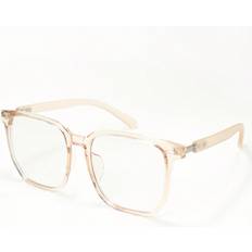 Blue Computer Screen & Blue Light Glasses Shein pc Retro Large Square Elegant Comfortable Blue Light Blocking Unisex Fashionable And Simple