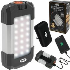 NGT FLOOD LIGHT 500 LUMENS LIGHT WITH 10400MAH POWER BANK WITH CASE CARP FISHING