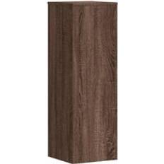 vidaXL Plantestativ 33x33x100 cm Konstrueret Træ Brun Egetræsfarve Planteopsats