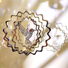 Stainless Steel Garden Ornaments Shein pc d Hummingbird Shape Sun Catcher For Garden Wind