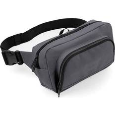 Bon_marché Bananes BagBase Polyester Waist Bag Noir/Rouge