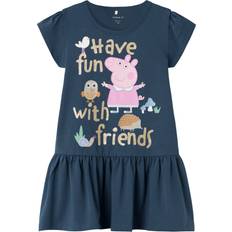 Azul Vestidos Name It Jassa Peppa Pig Dress - Dark Denim (13231837)