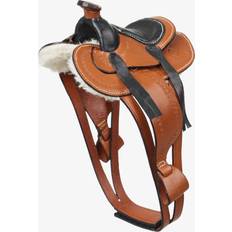 Leer Paardenzadels LeMieux Westernzadel voor pluchen speeltje Toy Pony Beige