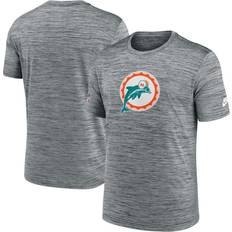 Miami Dolphins T-shirts Nike Men's Gray Miami Dolphins Velocity Alternate Logo Performance T-Shirt Gray