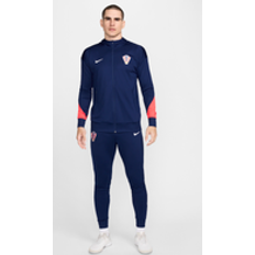 Nike Croatia Football Kits Nike Croatia Men's Dri-FIT Football Hooded Tracksuit Blue Polyester
