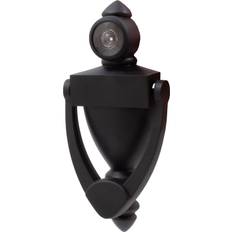 Door Knockers Stone Harbor Hardware Door Knocker with 180° Viewer 5 Inches Matte