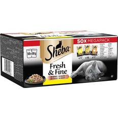 Sheba Wet Food Pets Sheba Cat Wet Food Fresh and Fine Cat Pouches Poultry in Gravy