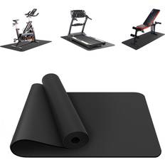 Exercise Mats Vanexiss Treadmill Mat, Exercise Equipment Mat Heavy-Duty Protective Floor Mat for Under Stationary Bike, Spin Bike, Fitness Equipment, 190cm x 85cm