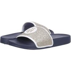 Tommy Hilfiger Women Slides Tommy Hilfiger Women's DANAA Slide Sandal, Light Gold/White