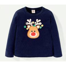 3-6M T-shirts Shein Baby Boy Cartoon Graphic Tee