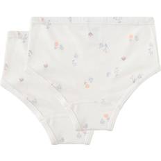 Natur Unterhosen Sanetta 2er-Pack Slips Blumen natur