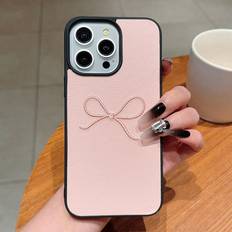 Shein Pink pc Zebra Patterned PU Leather Colorful Painted Phone Case Compatible With IPhone