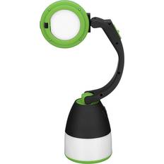Green Camping Lights Greenzech 3-in-1 Flashlight 5W Desk Lamp 180 Adjustable Reading Light 3 Modes USB Rechargeable Camping Light with Power Bank Function