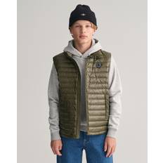 Grøn - Piger Veste Gant Shiny Let Vatteret Dunvest - Teens Teens