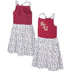 Girls - L Dresses Colosseum Girls Youth Garnet/White Florida State Seminoles Robin Floral Dress Garnet, White