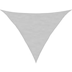 Gråa Solsegel vidaXL Solsegel Ljusgrå 3,5x3,5x4,9 m 100% Polyesteroxford