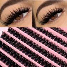 Shein st D Fluffiga Lash Clusters DIY gonfransfrlngning mm Wispy Mjuka Individuella Fransar P Lash Extension Tjock Curl Cluster Fransar DIY Hemma