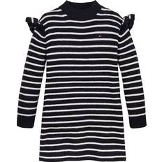 Tommy Hilfiger Kleider Tommy Hilfiger Breton Stripe Knit Skater Dress DESERT SKY STRIPE