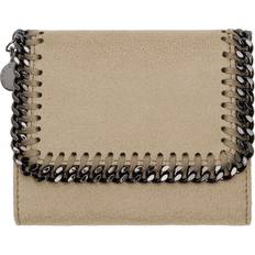 Stella McCartney Falabella Small Flap Wallet - Light Khaki