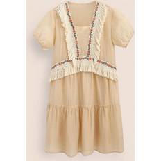 Beige Dresses Shein pc Tween Girl AncientStyle Beige Dress Casual Long Dress