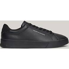 Tommy Hilfiger Court Leather Grainess Sneaker - Schwarz