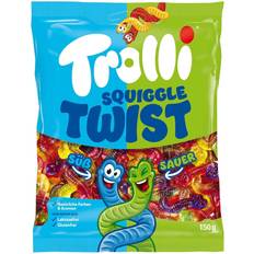 Trolli squiggle twist fruit gum the sweet sour mix 150g