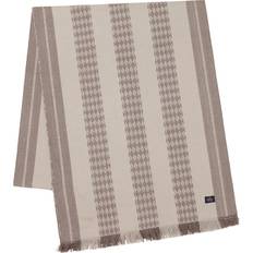 Lexington Housses de couette Lexington Jacquard Striped Chemin Table 50 x 350 cm - Beige Housse de couette