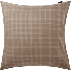 Brun Hovedpudebetræk Lexington Ternet Lyocell Pin Point Oxford Pudebetræk 65 x 65 cm Hovedpudebetræk Brun