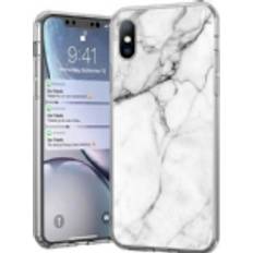 Mobiltilbehør Wozinsky Marble Gel Deksel Marmor Samsung Galaxy S21 Ultra 5G Hvit