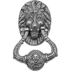 Door Knockers Brass Accents Lion Door Knocker 7-.50 Satin Nickel 1pcs