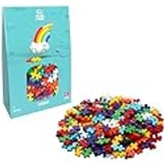 Plus Plus Plus-Plus 3977 Geniales Konstruktionsspielzeug, Regenbogen, Kreativ-Bausteine, Bausteineset für Kinder, 300 Teile