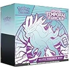 Pokémon TCG: Scarlet & Viole—Temporal Forces Elite Trainer Box — Walking Wake 1 Fladder Mane-kampanjkort, 9 Boosters och premiumtillbehör