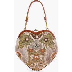 Vivienne Westwood Womens Belle Heart Woven Handbag MULTICOLOR