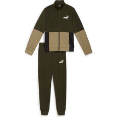 Verde Chándales Puma Chándal Colorblock Poly Suit CL Niño - Oliva