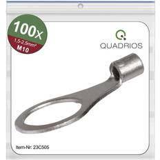 Quadrios 23C505 Ring terminal Cross section max.=2.5 mm² Hole Ø=10.5 mm Not insulated 100 pcs