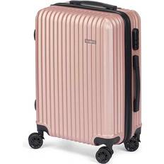 BigBuy Home Cabin suitcase Pink Stripes