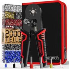 Hand Tools Monzana Hexagonal Ferrule Hex Box Wire End Sleeve Set Crimping Plier