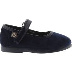 Premiers Pas Victoria Alba Velvet Mary Janes & Strap & Matching Sole 102752 for Girls Marino