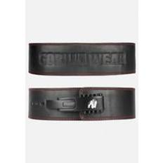 Gorilla Wear 4 Inch Premium Lever Belt, black, large/xlarge