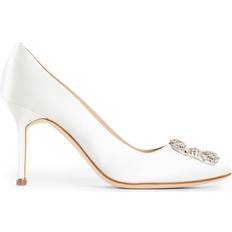 Manolo Blahnik WOMAN WHITE PUMPS White